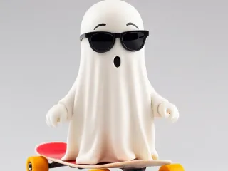 GHOST RIDER ON SKATEBOARD