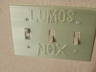 Harry Potter 3 gang light switch cover
