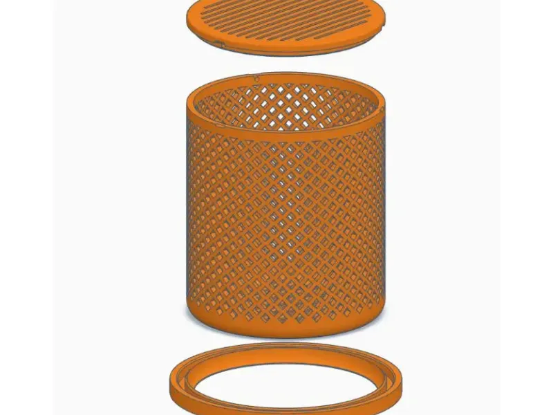 Desiccant Holder - Spool Center - 56mm Bore - UPDATED