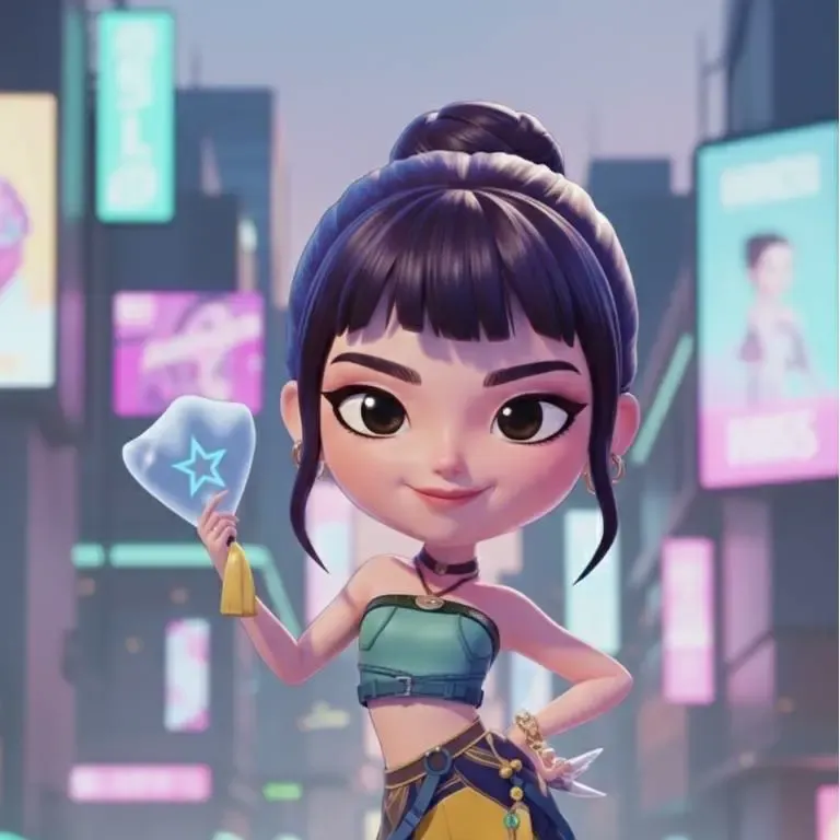 CHIBI ZOEY-DEMON HUNTERS K-POP