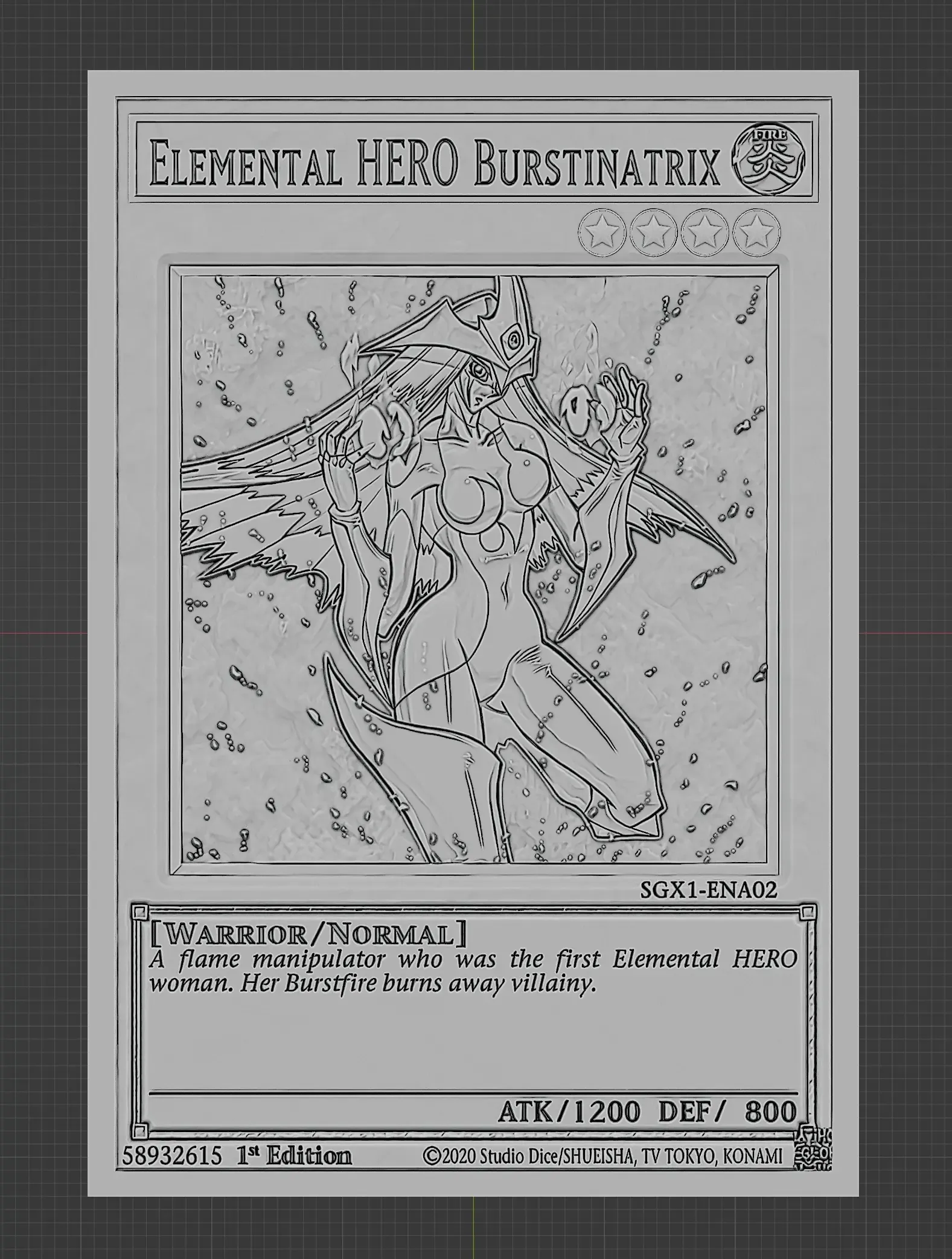 elemental hero burstinatrix - yugioh