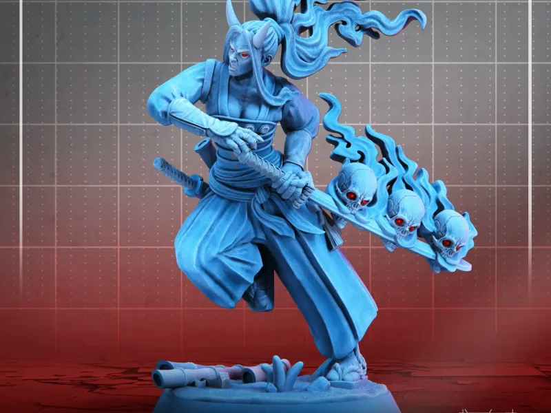 Taira Samurai Oni Feminina