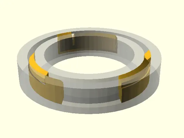 Customizable Bayonet Ring
