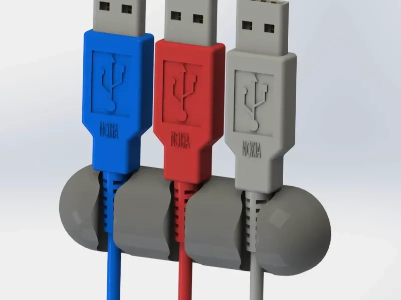 Cable Clip Organizer 3P – 3D Printable STL File