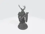 Deer Hoplite Soldier -0