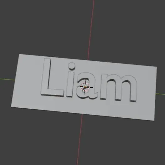 Liam nametag