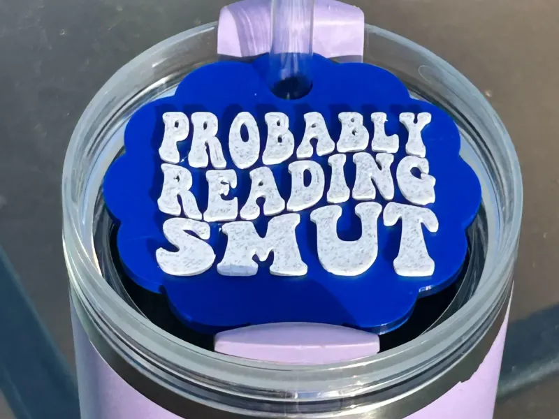 Probably Reading Smut 40oz Lid Cover