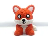 Knitted Fox (cute)-1