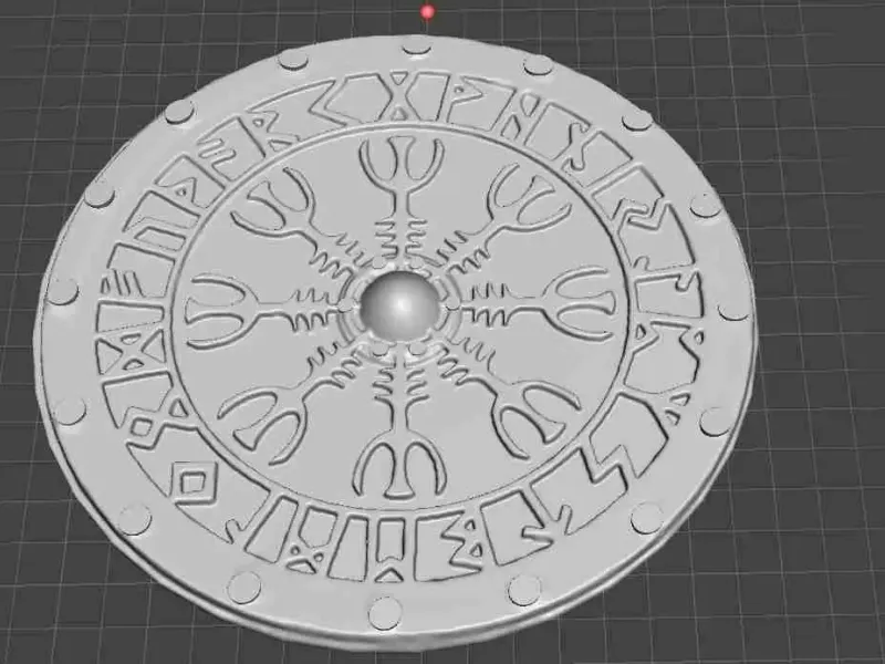 viking Vegvisir shield