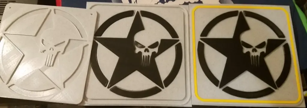 US Army logo with the Punisher