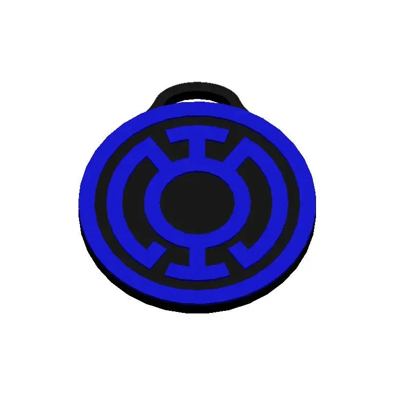 Llavero del Logo de Los Linternas Azules