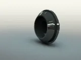 Porsche center lock 3d model-3