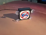 Car LED Lightbox: No Wash Windshield Warning Sign-3