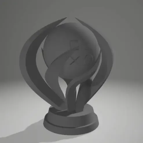 Modern Playstation Platinum Trophy Decoration