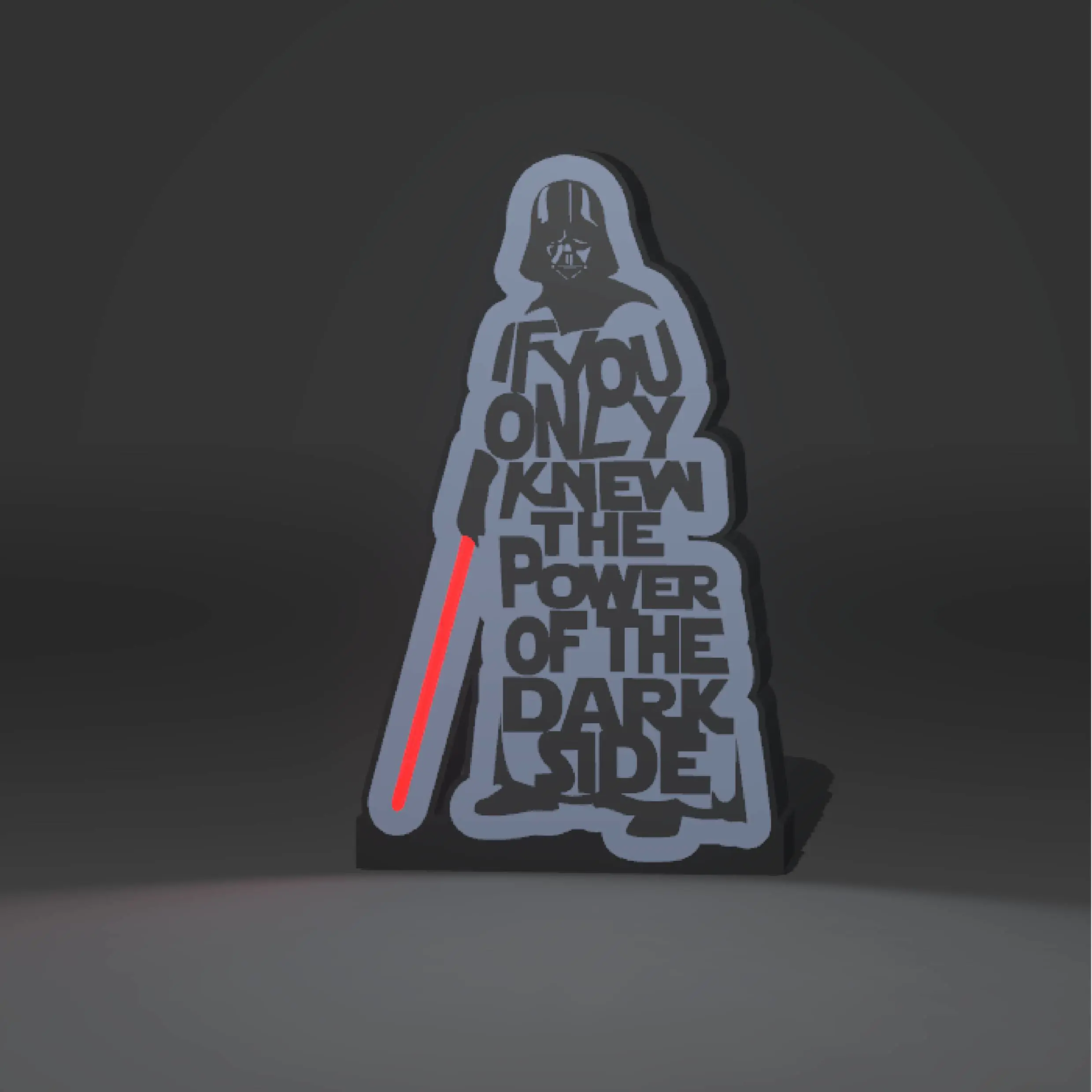 Lightbox Star Wars, The Dark Side