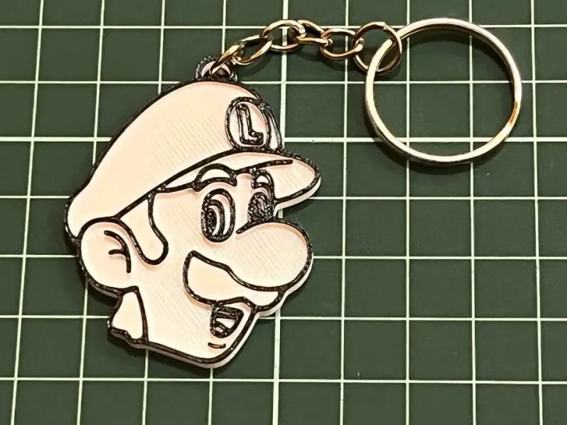Schlüsselanhänger Luigi