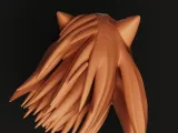 Sonic vs Shadow Split Bust | Hedgehog Rivalry Statue-2