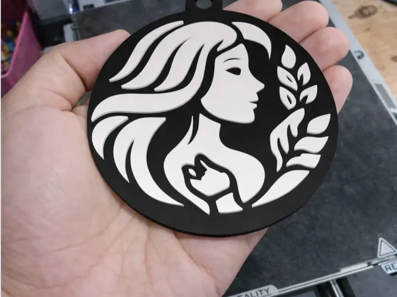 keychain the zodiac virgo