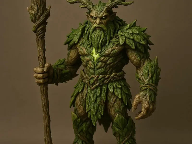 Action Figure Guardião Da Floresta RPG
