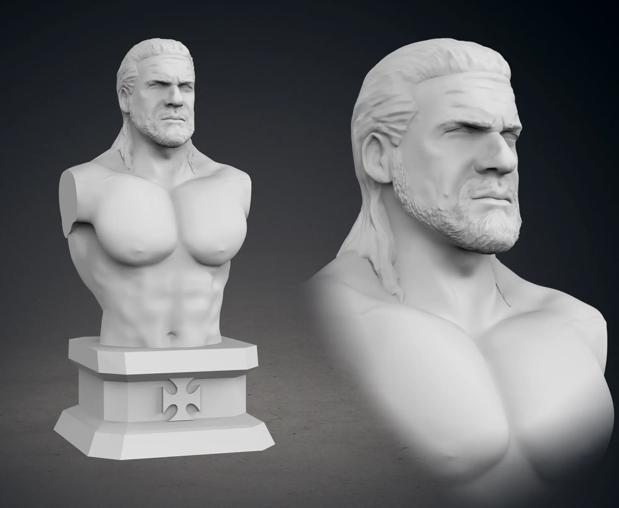 TRIPLE H BUST - CLASSIC AND CURRENT VERSIONS