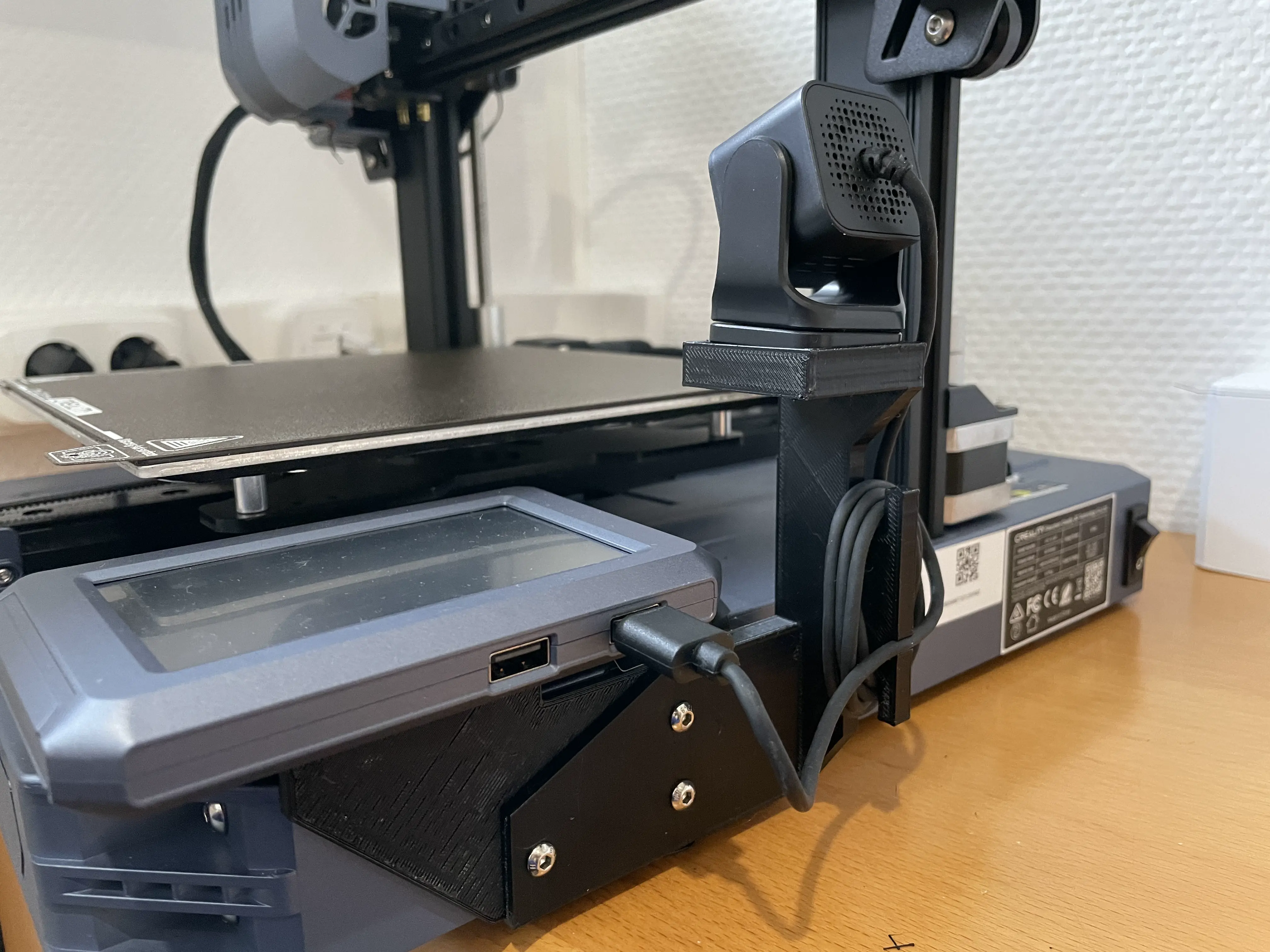 CR-10 SE display and Nebula bracket