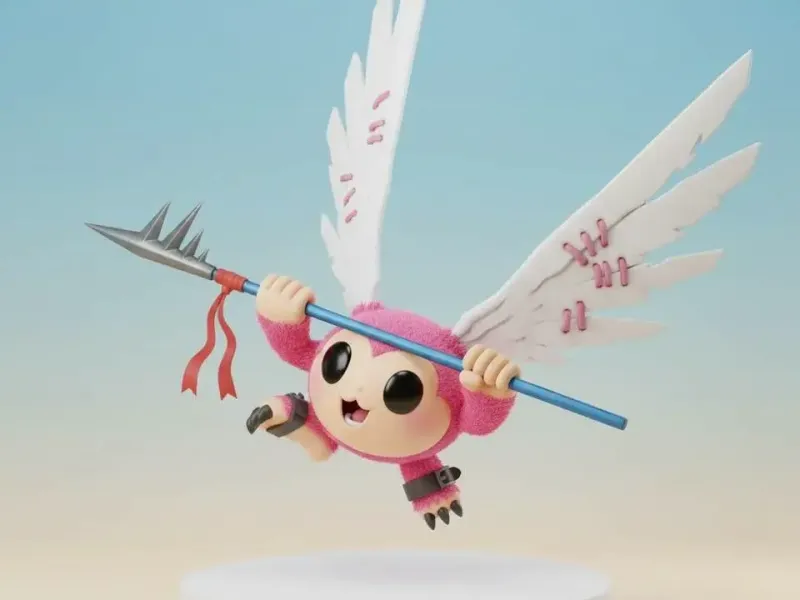 Picklemon Digimon Creature Model