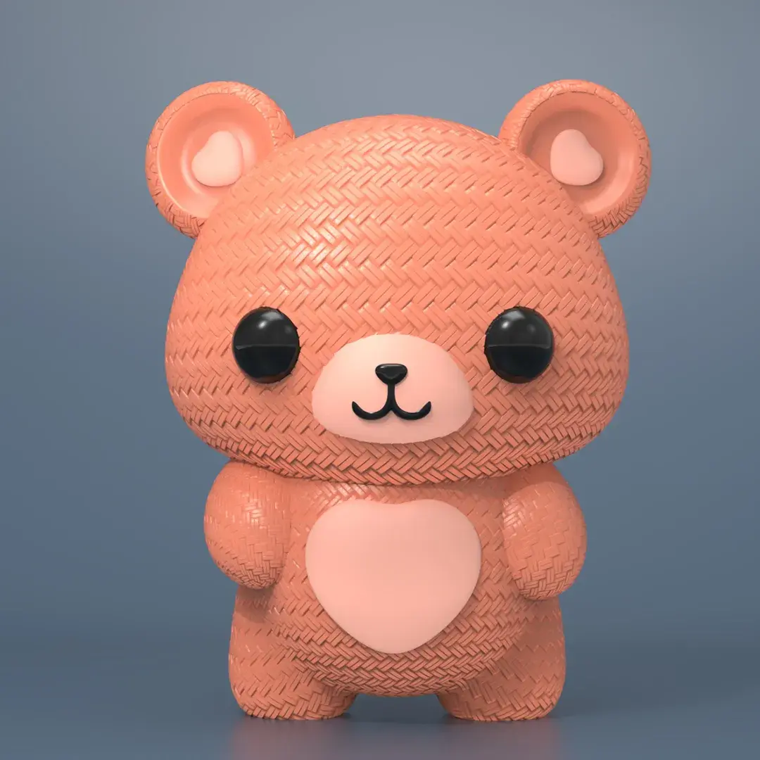 WOVEN TEDDY BEAR