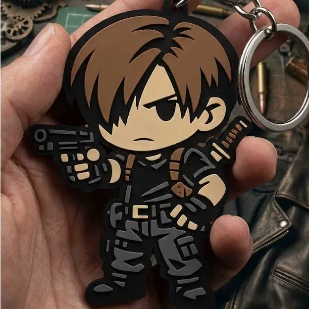 Leon S Kennedy 4 colors Keychain!