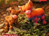 CUTE FLEXI HIGHLAND COW ARTICULATED-7