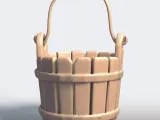 Wooden Bucket-0