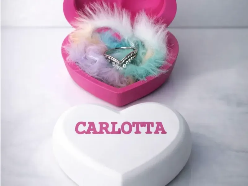 Heart-Shaped Jewelry Box