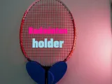 Badminton Racket Holder – Minimalist Wall Mount-1
