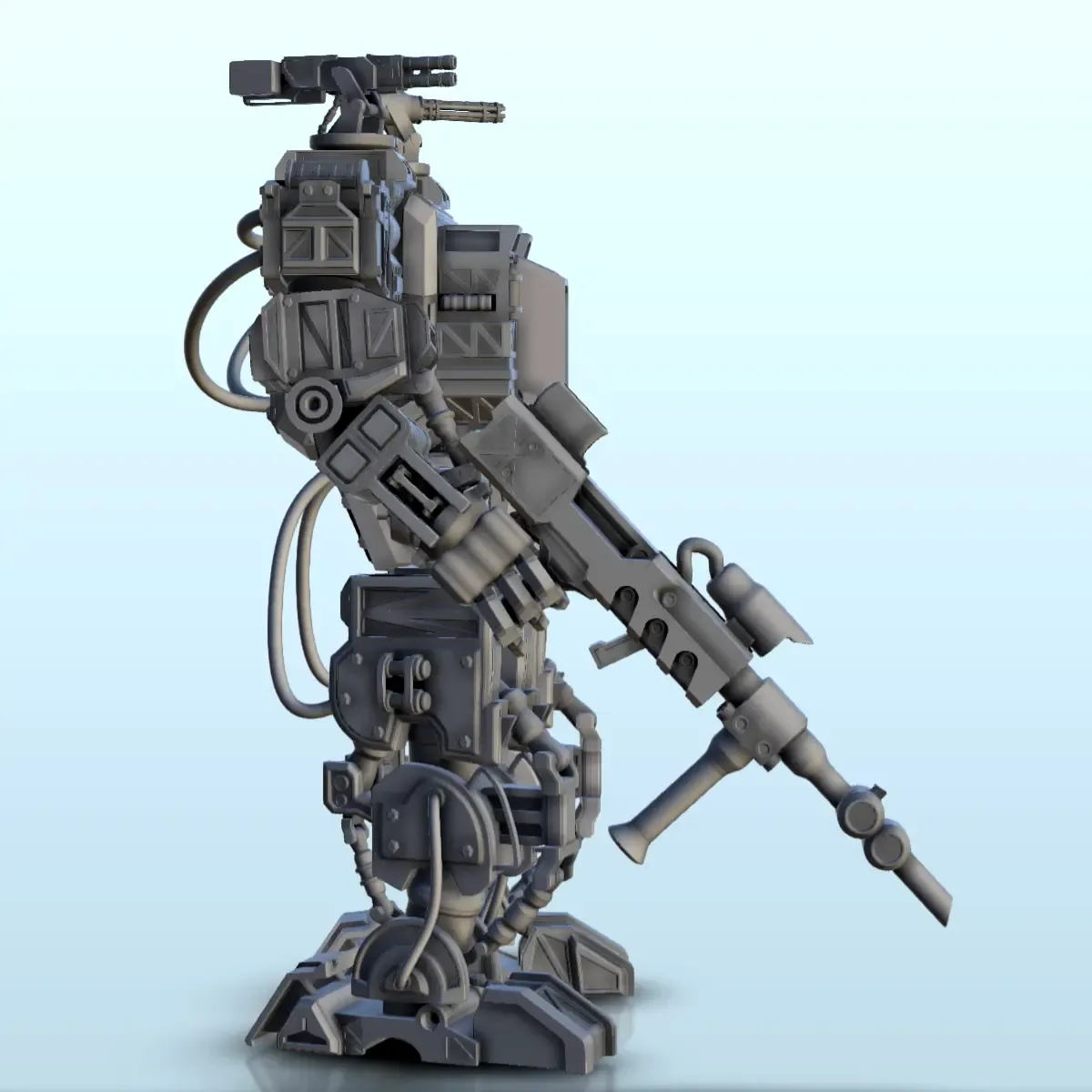 Enos combat robot (11) - sci-fi science fiction future 40k b