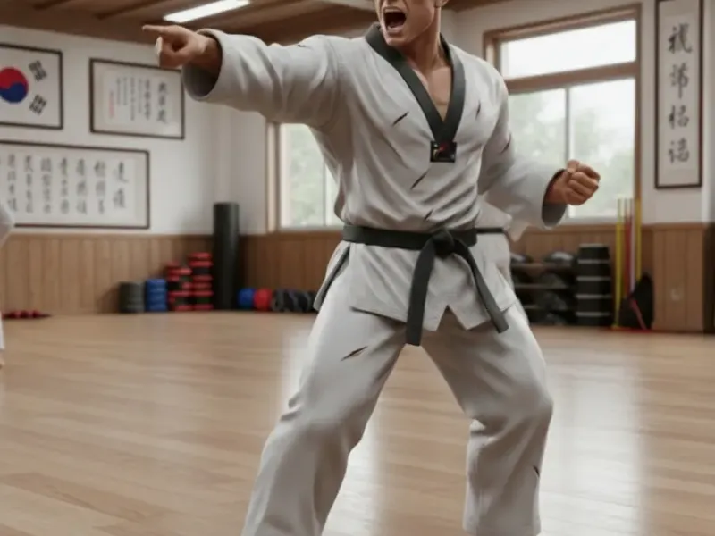 Taekwondo coach