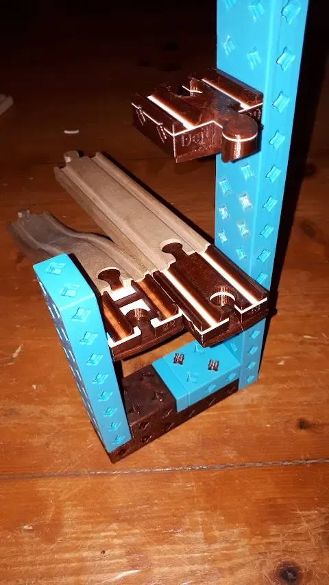 PrintAblok wooden railway bridges with sleepers