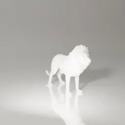 Leão - Coleção Natureza v2 - arte abstrata - decoração