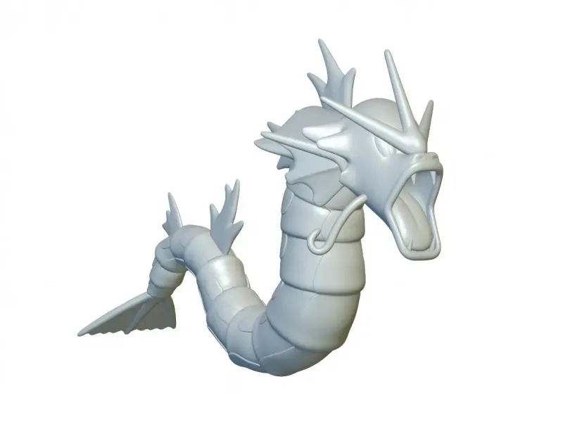 Pokemon Gyarados - Ready for 3D Printing!