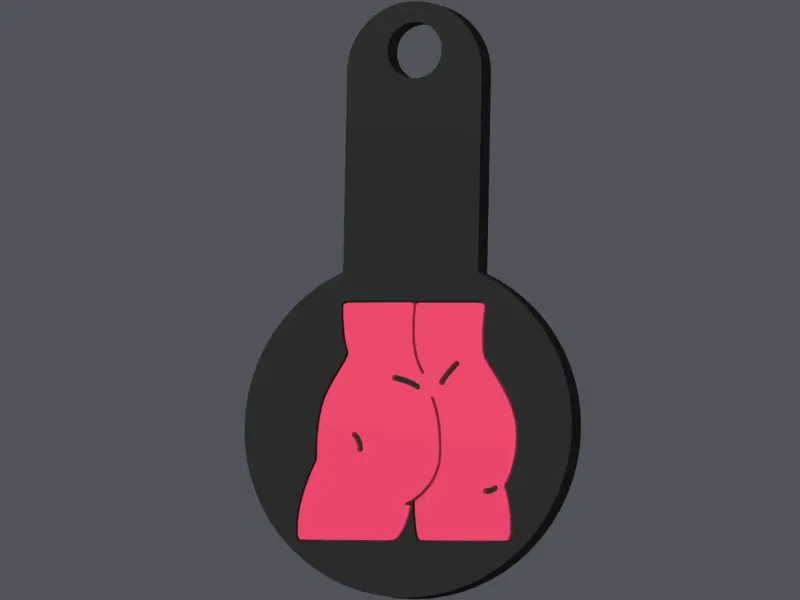 Male Butt - Shopping Cart Coin
