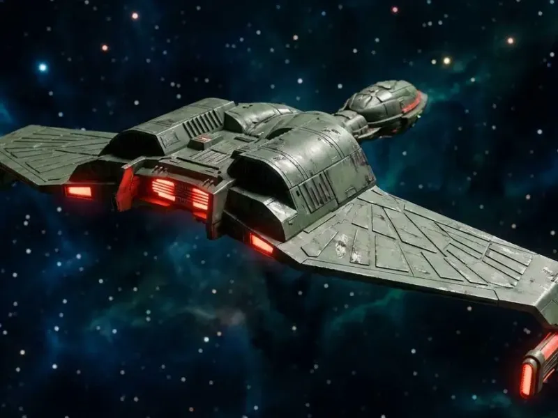 Star Trek Klingon ship Hueforge