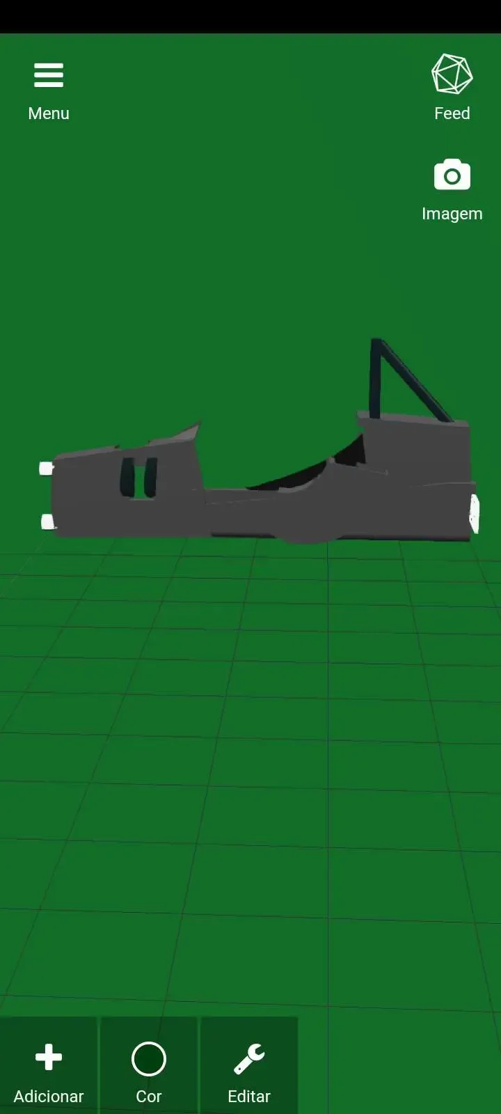 Chassi para carrinho de F1