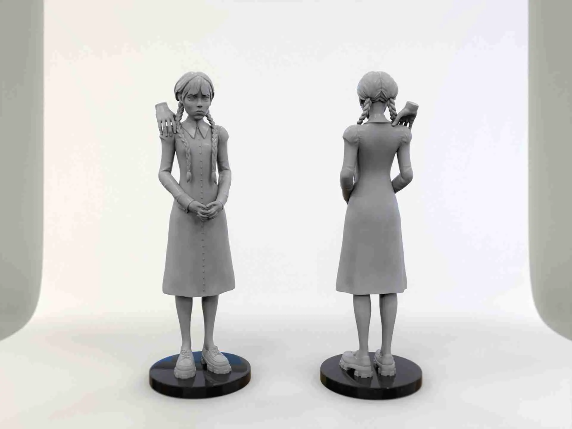 Wednesday Addams fanart sculpt