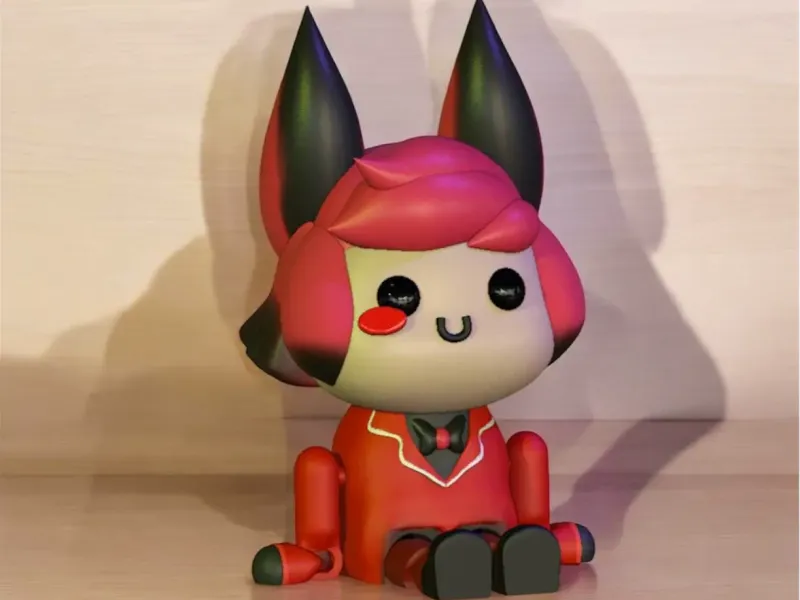 Alastor Chibi Articulable / Hazbin Hotel