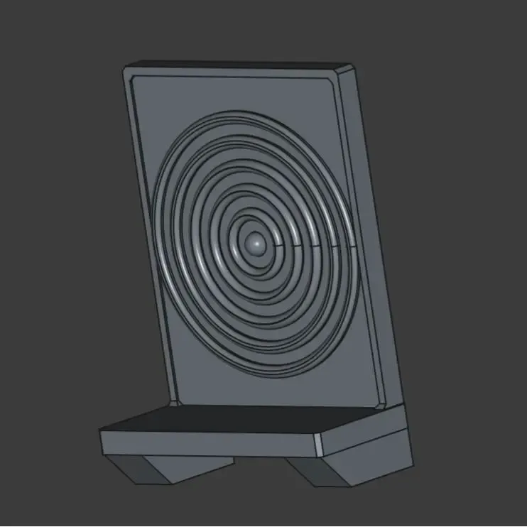Modern Geometric Ripple Wall Shelf