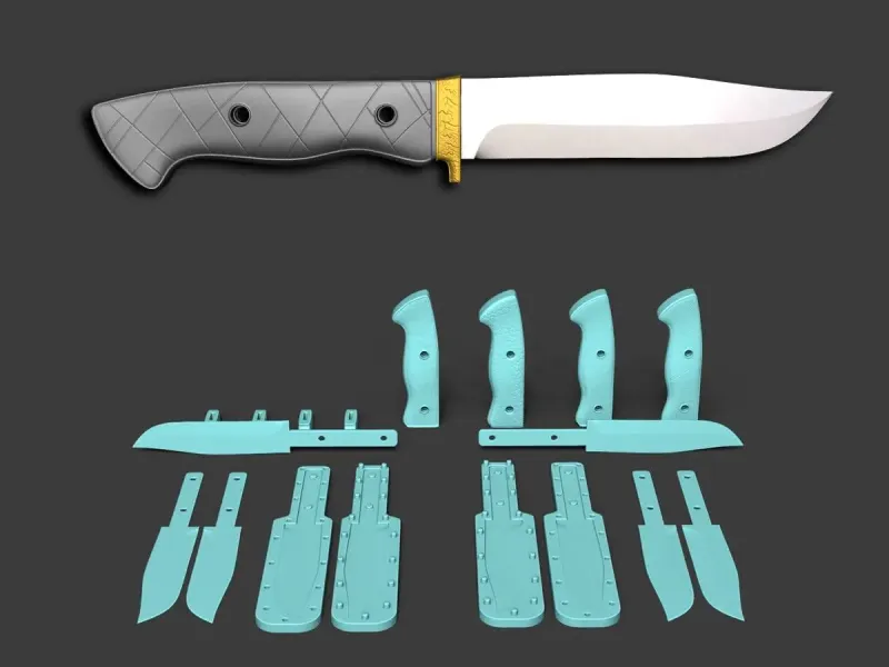 Knife Crafting Kit 01 - DIY Hobby - Functional