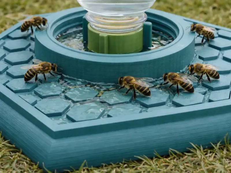 Bee watering station