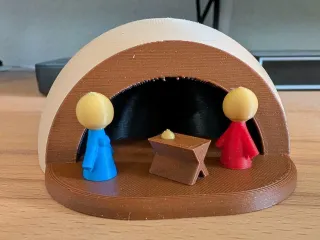 Simple Nativity Scene