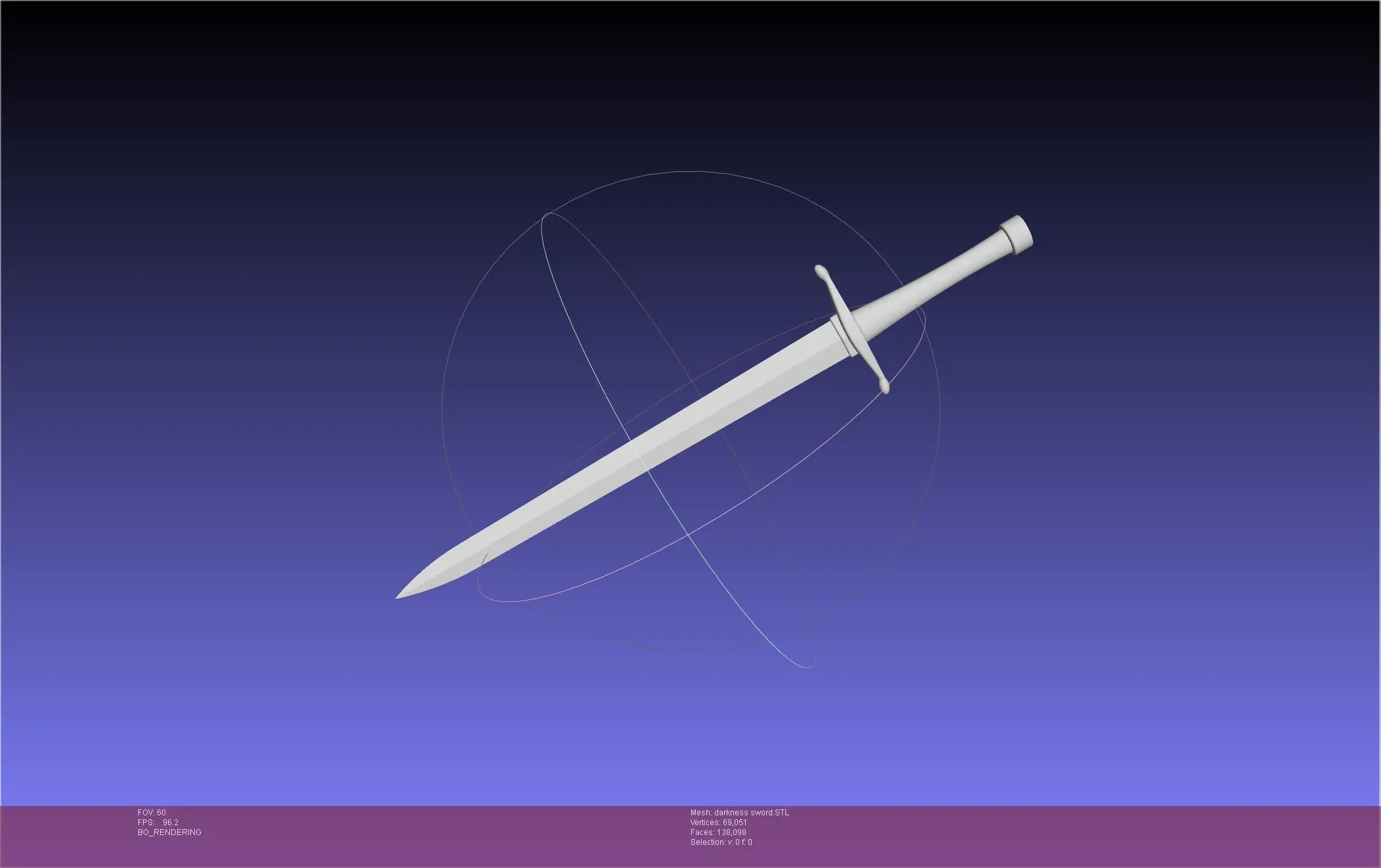 Konosuba Darkness Sword Printable Assembly