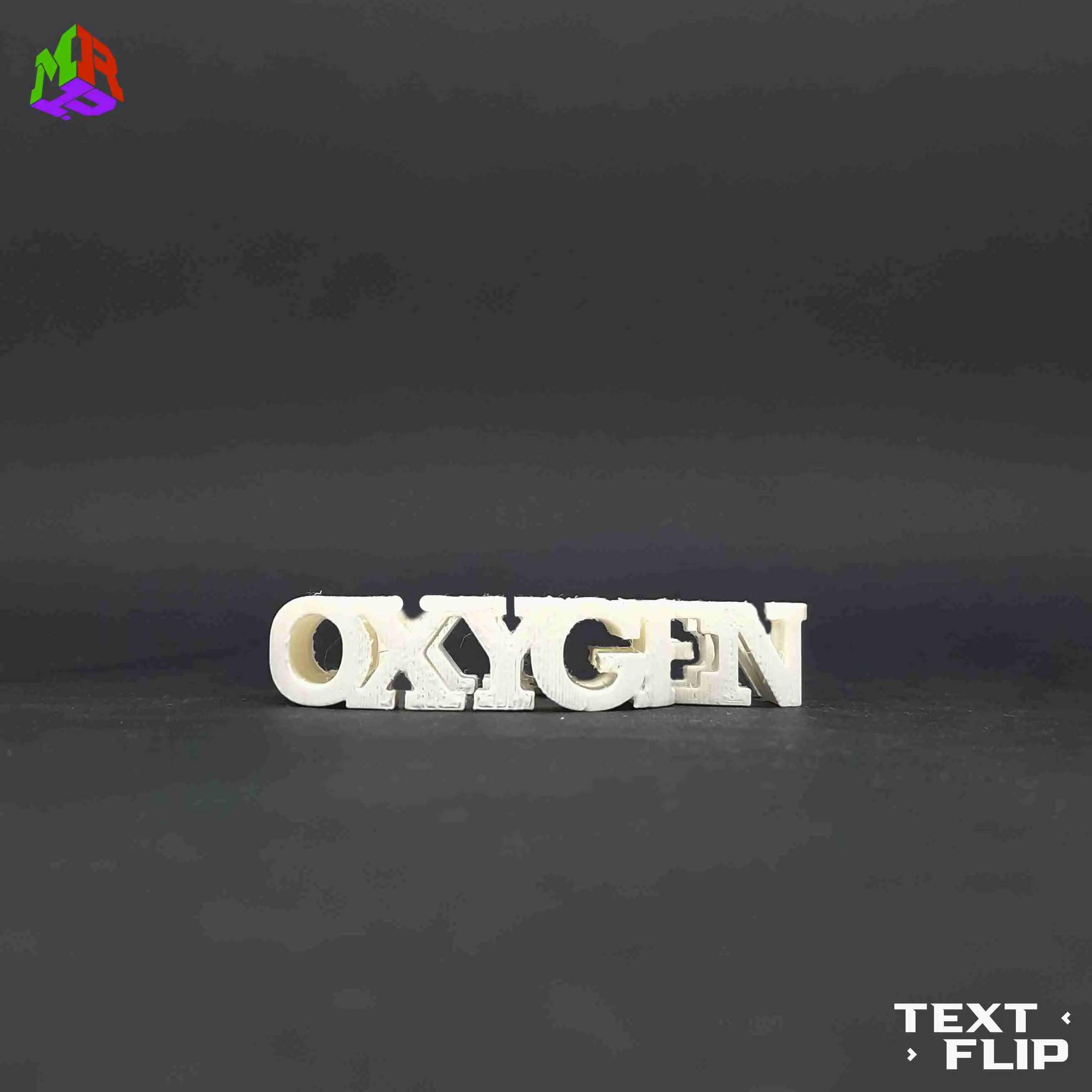 Text Flip - O2 (Oxygen)