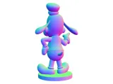 Funny Dog Character 3D Printer Model-2