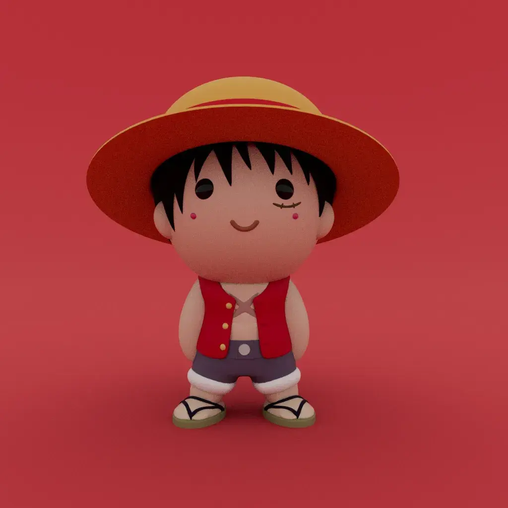 Carino il piccolo Luffy ( One Piece )